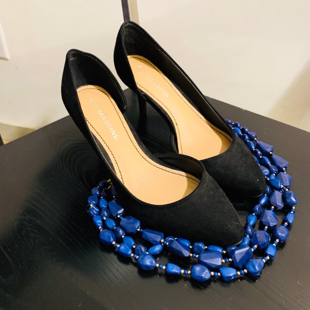 Massini Black High Heels | size 7.5/8